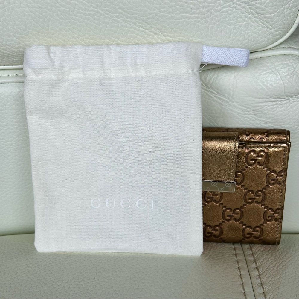 Gucci Wallet Metallic Gold - Picture 16 of 16